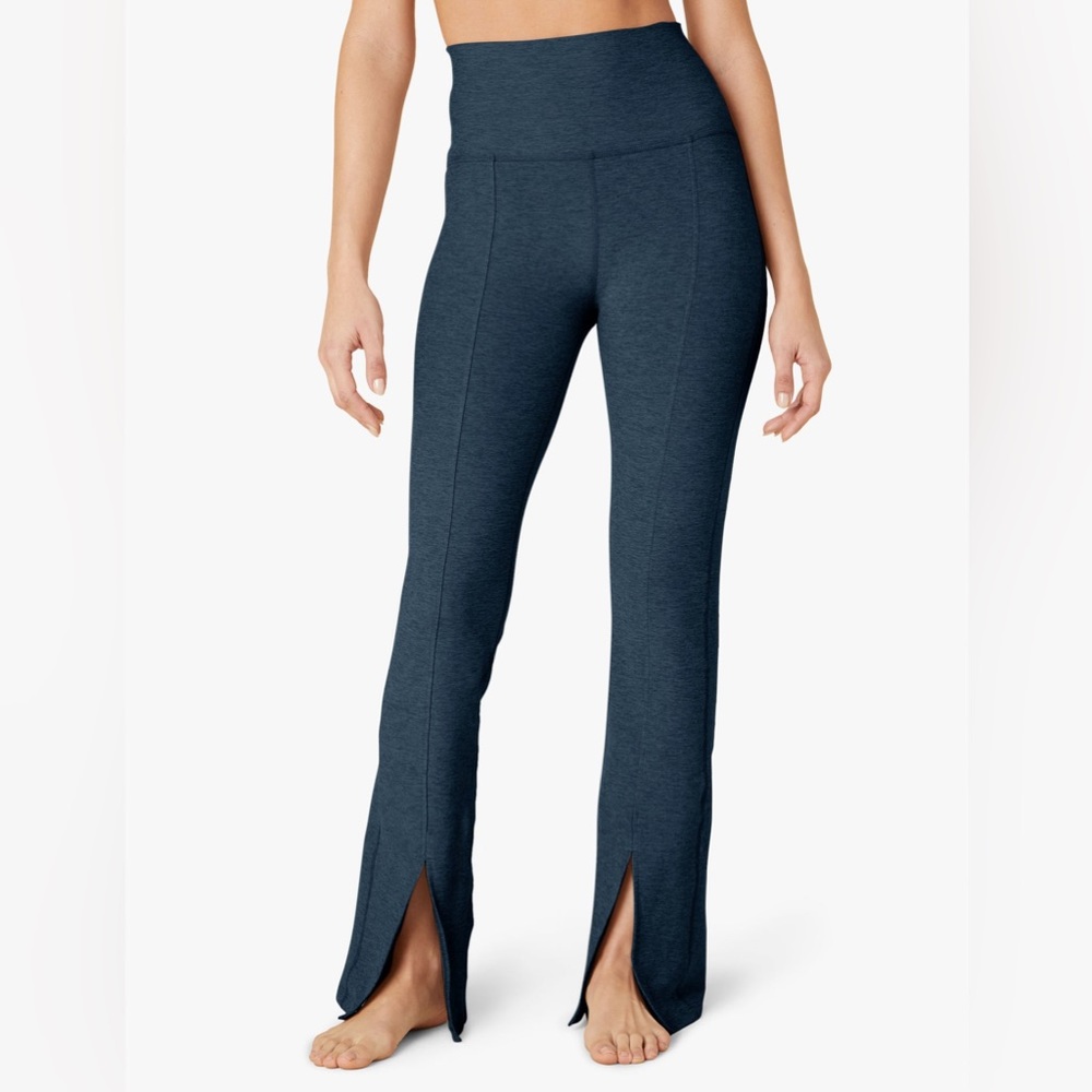 Beyond Yoga Spacedye Make The Cut Split Ankle Pant - Navy